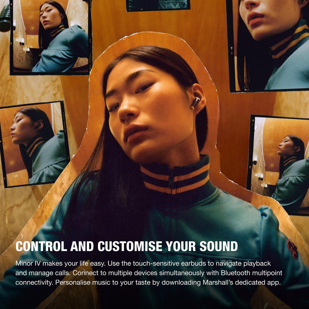 Marshall Minor IV TWS In Ear Headphone - Black