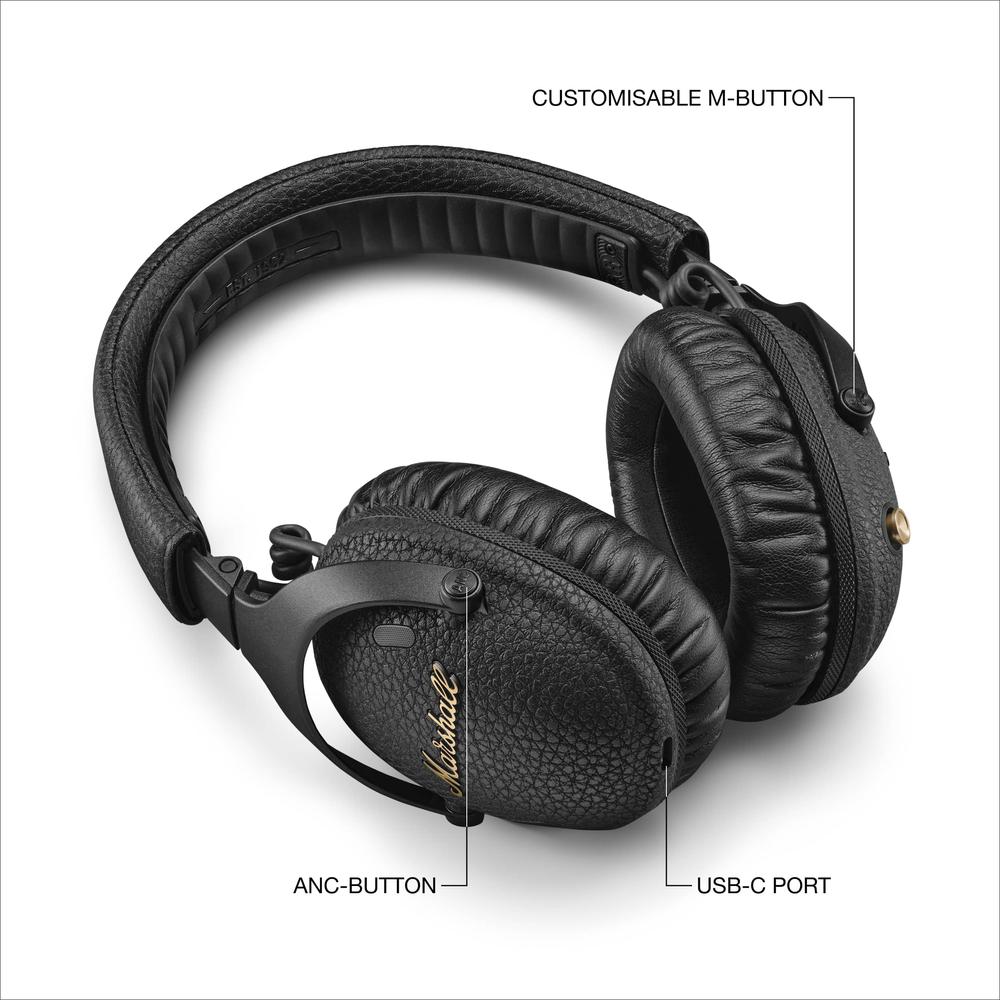 Marshall Monitor III BT ANC Over-Ear Headphone - Black