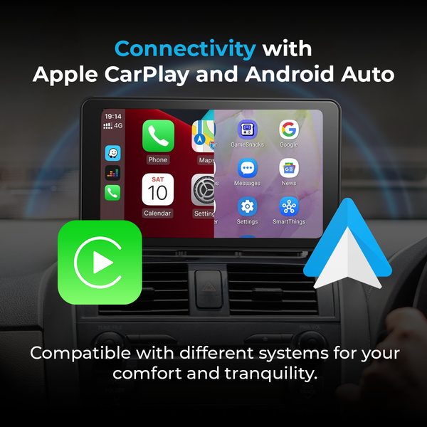 AutoSky Portable Display 7" Wired and Wireless CarPlay