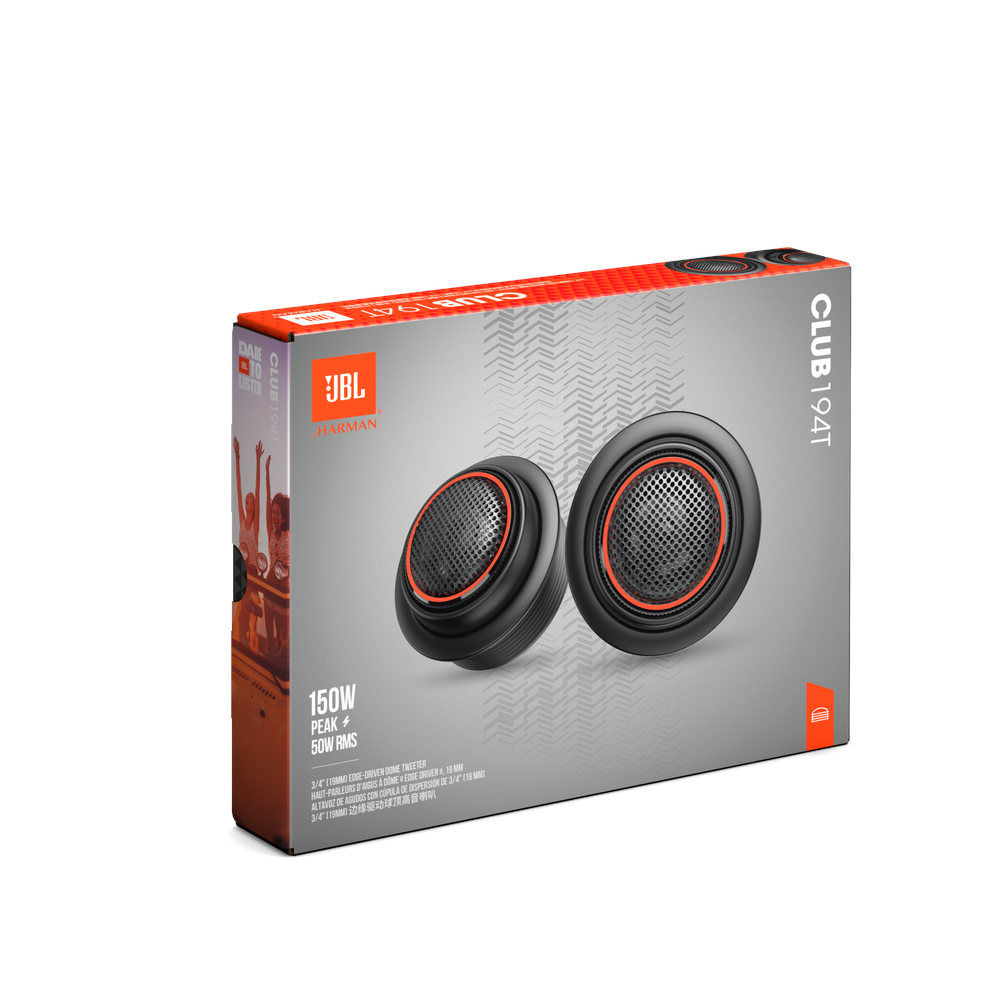 JBL Club 194T 4.3" 50 WATT Silk Dome Car Tweeter