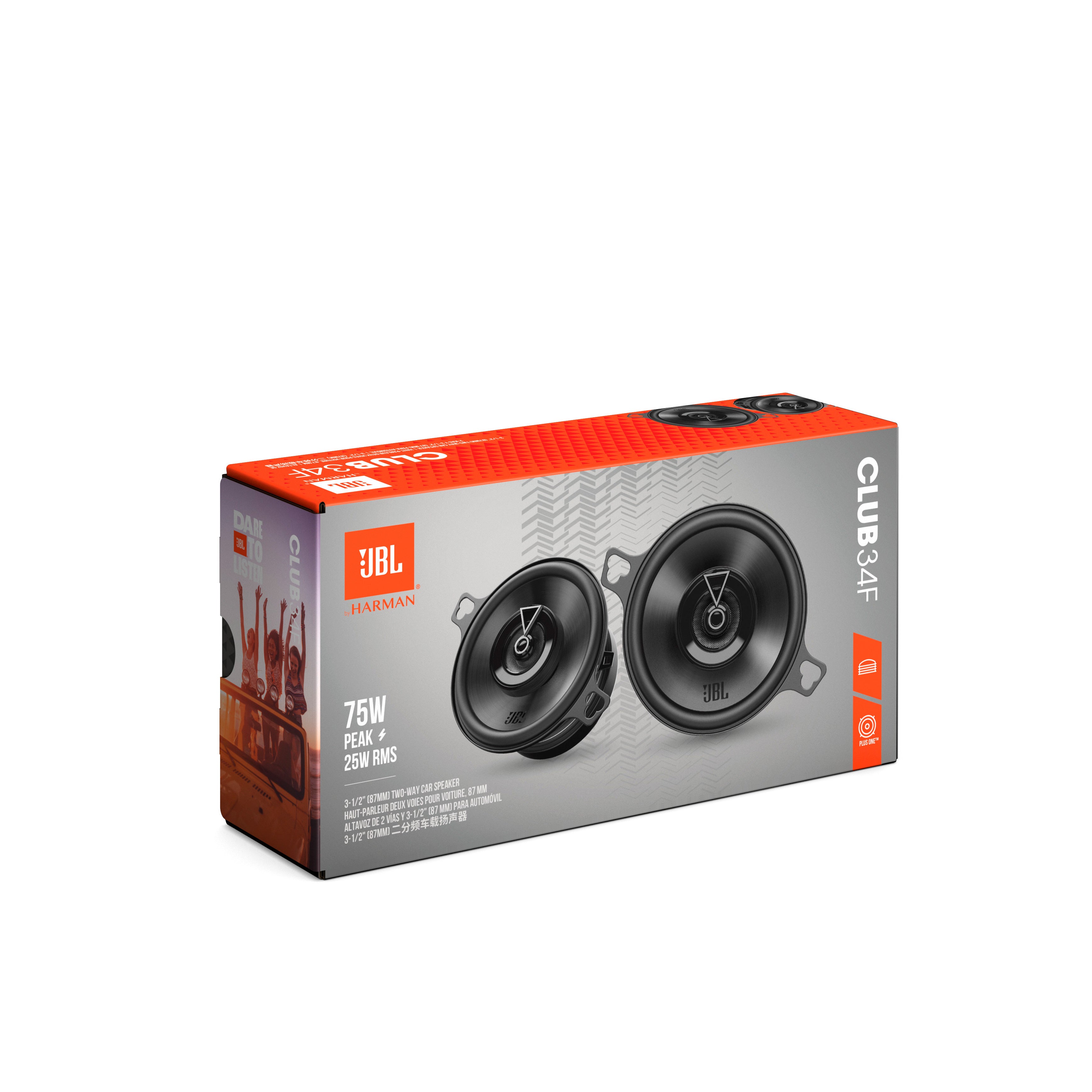 JBL CB34F 3.5" 25 WATT Silk Dome Car Tweeter
