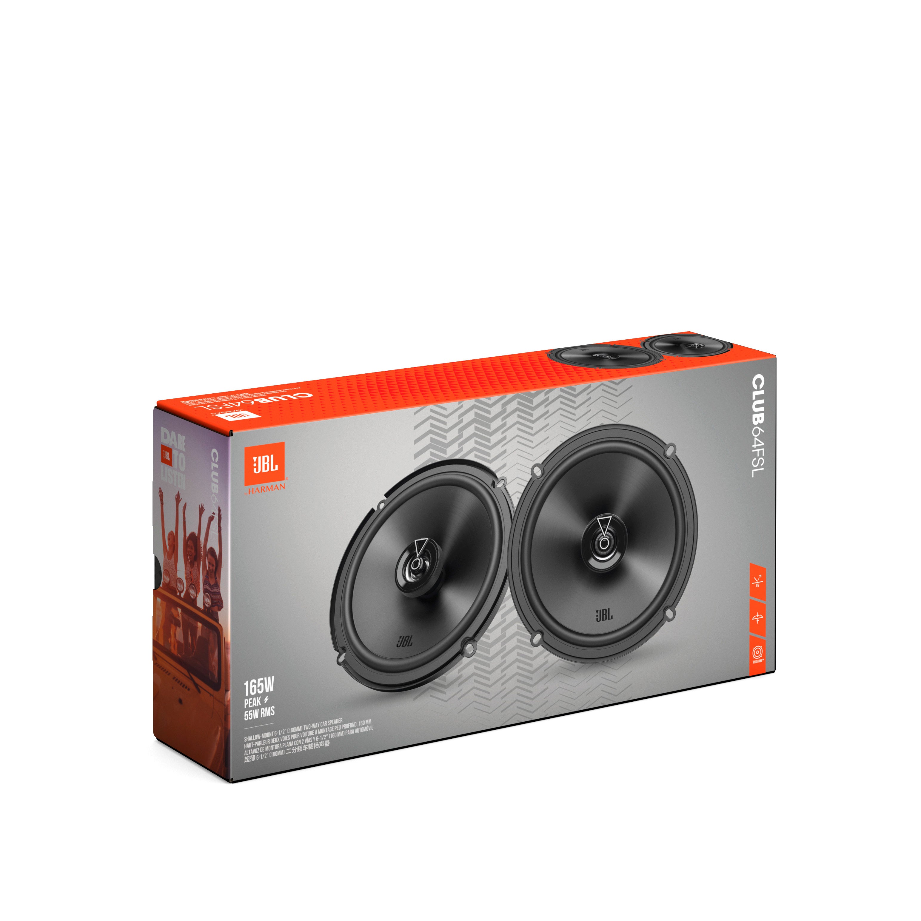 JBL CB64FSL 3.5" 50 WATT Silk Dome Car Tweeter