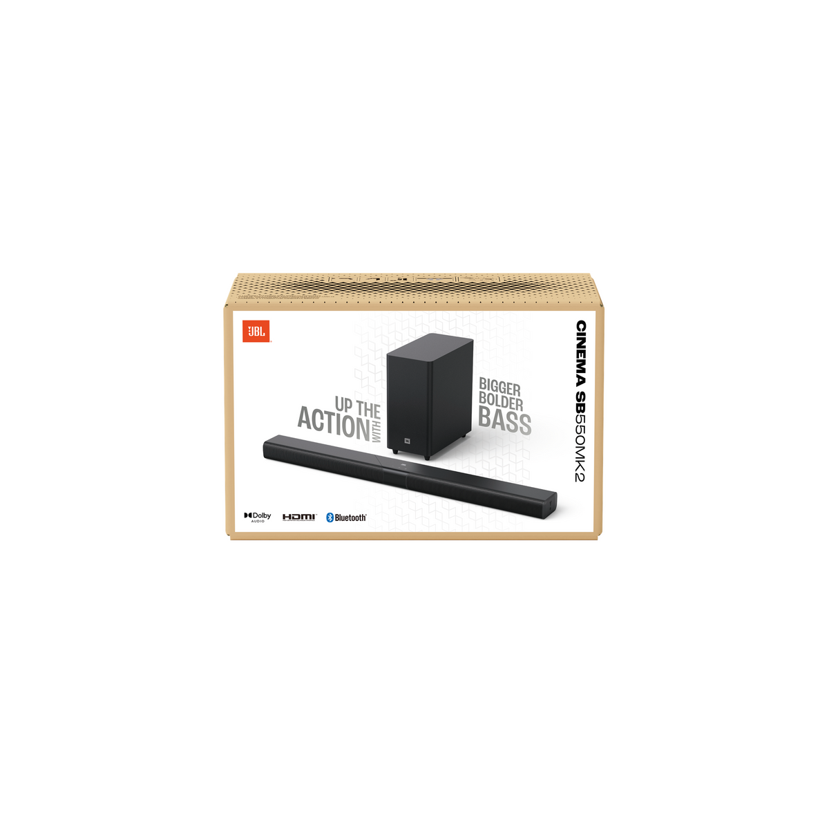 JBL SB550 MK2 3.1 Channel Soundbar & Sub - Black