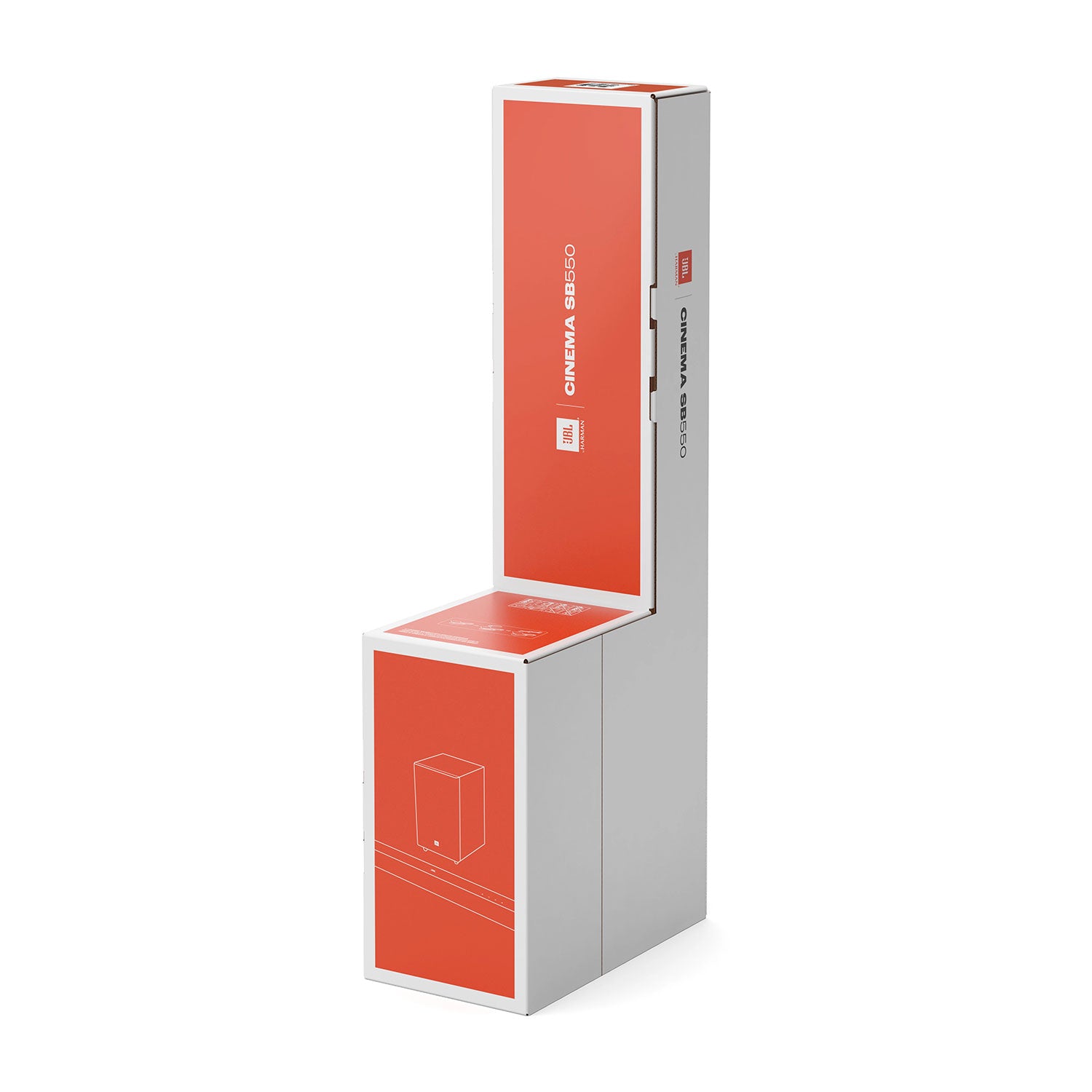 JBL SB550 3.1 Channel Soundbar & Sub - Black