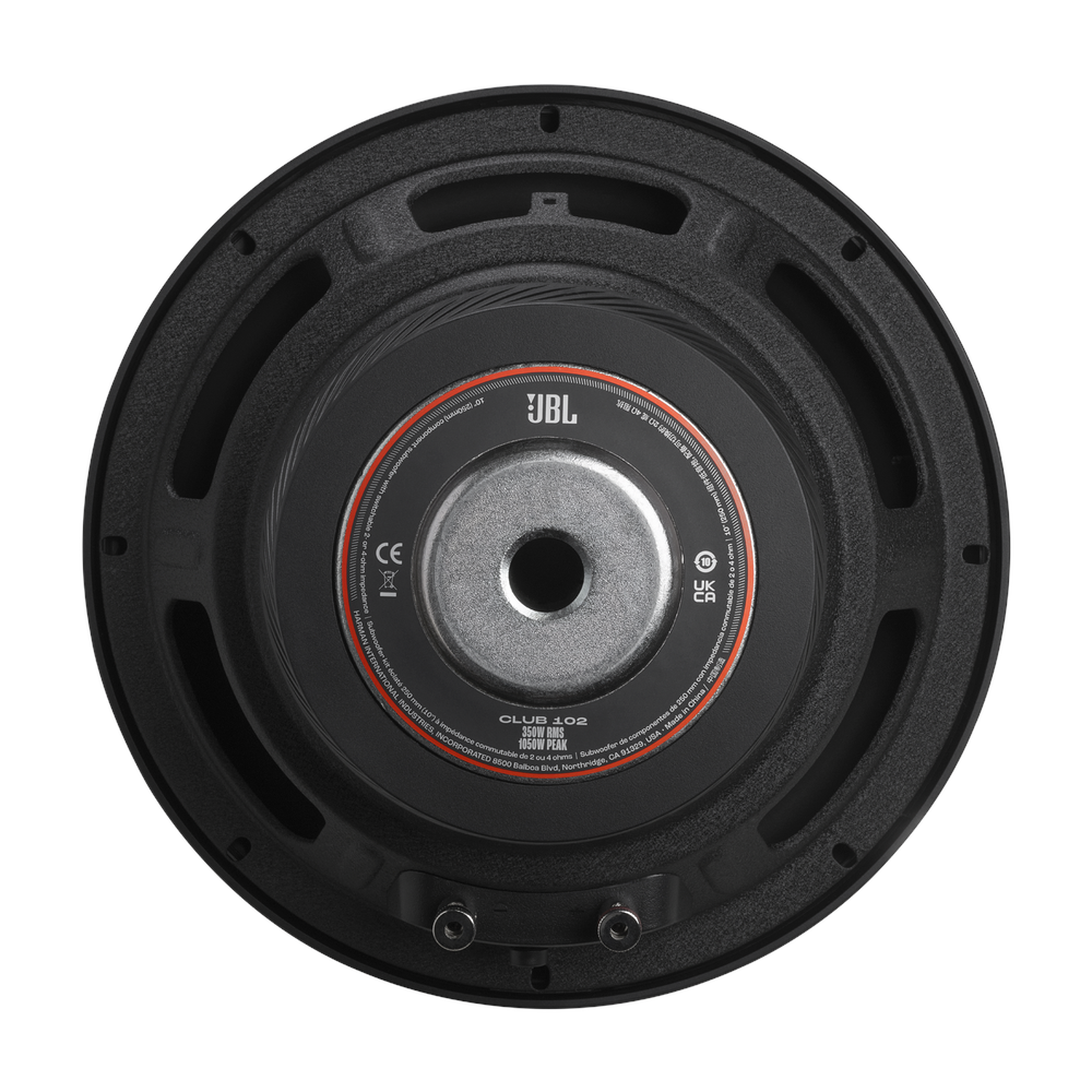 JBL Club 102 10" 350 WATT Component Car Subwoofer