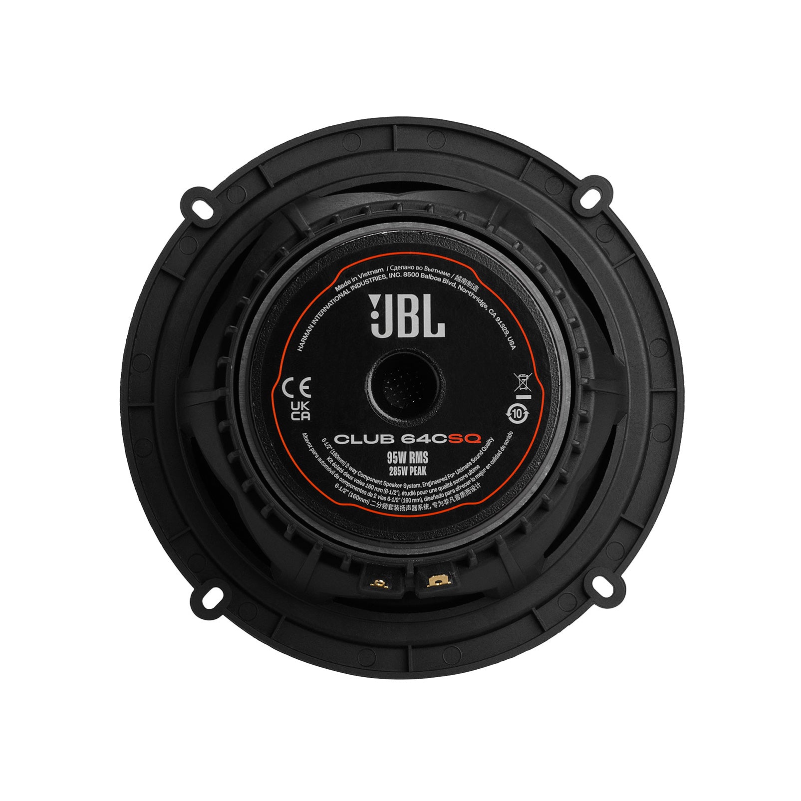 JBL CB64CSQ 6.5" 70 WATT Component Car Speaker