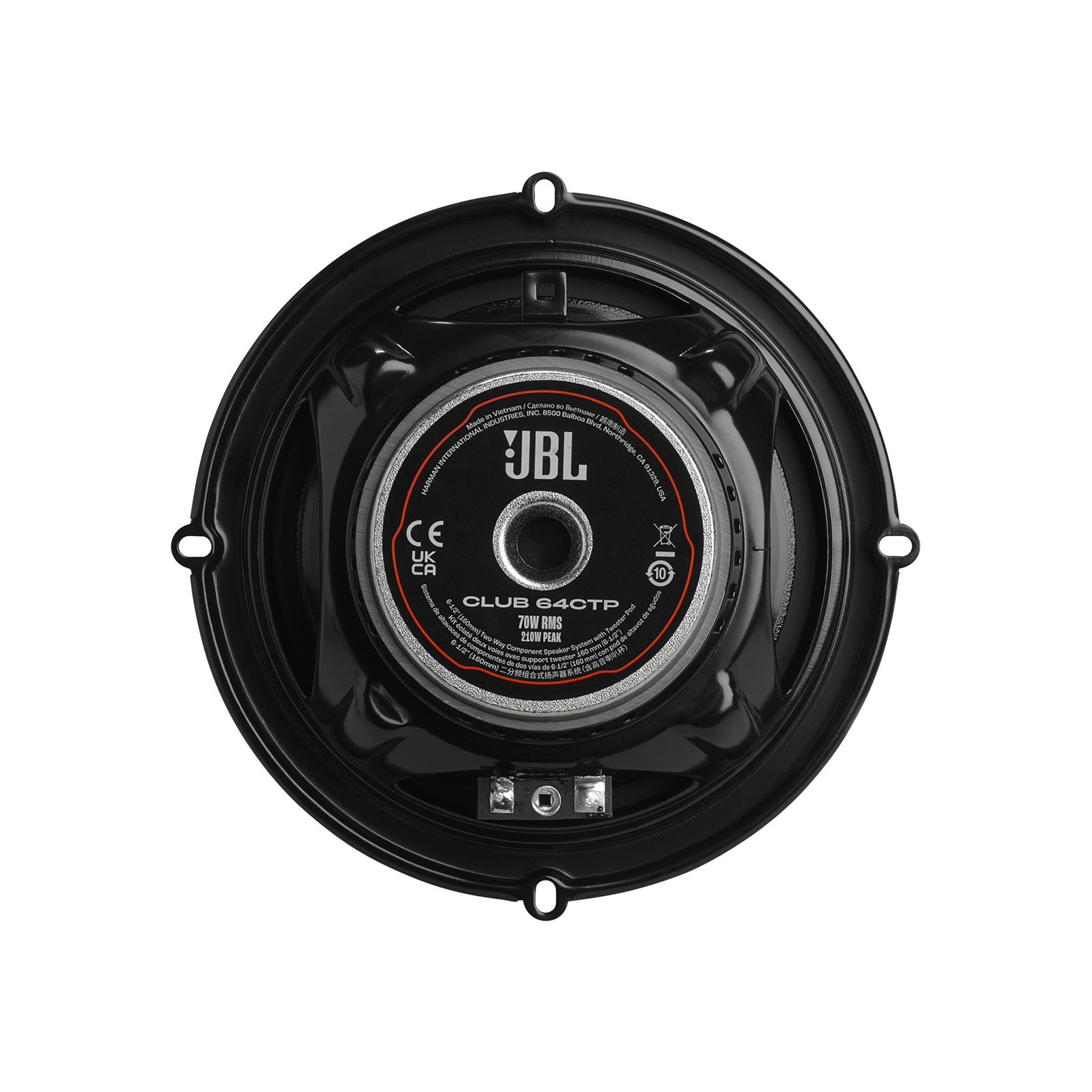 JBL CB64CTP 6.5" 70 WATT Component Car Speaker