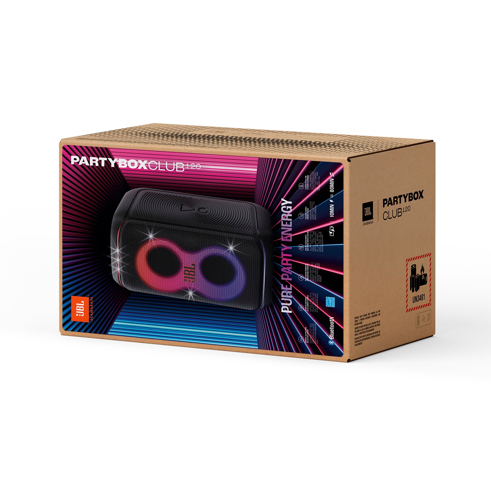 JBL Partybox CLUB120 Portable Speaker - Black
