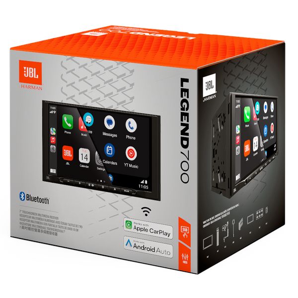 JBL Legend 700 7” Screen Wireless Car Play Radio