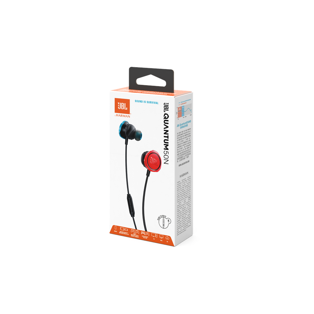 JBL Quantum50N Wired Nintendo Gaming In Ear Headphone - Black