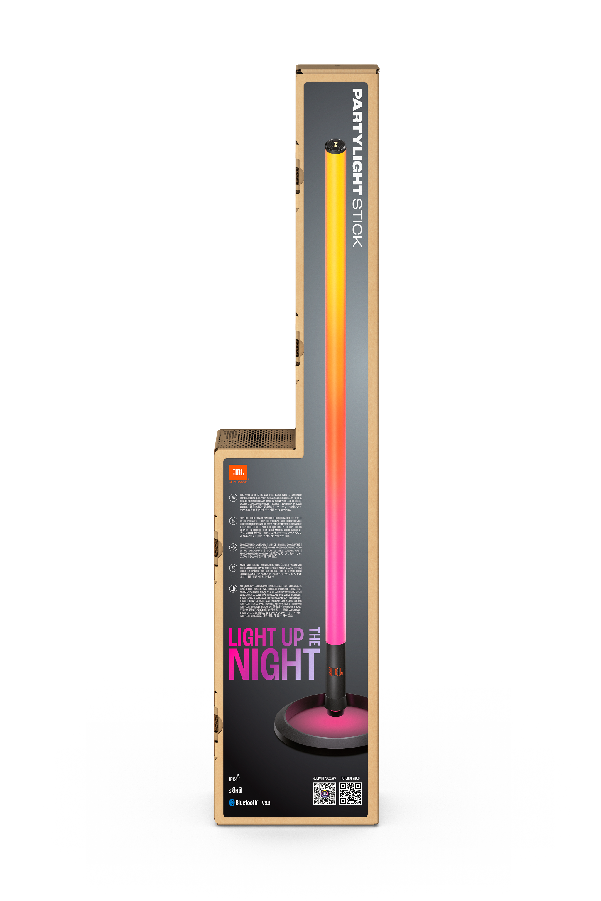 JBL PLSTICK Partylight Bar - Black