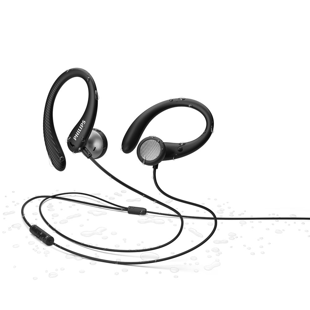 Philips TAA1105 Wired In Ear Hook Sport Headphone - Black