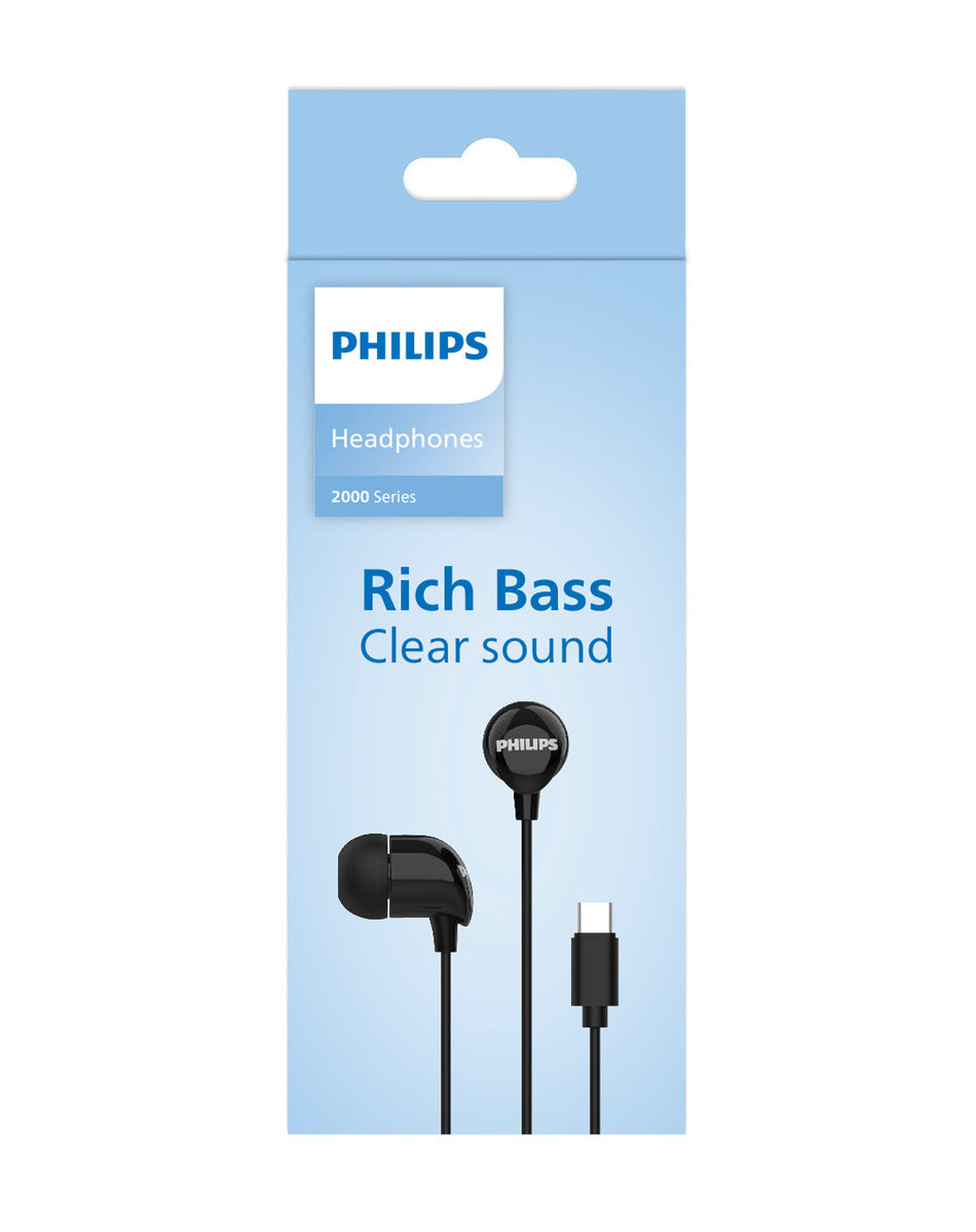 Philips TAE2146 Wired In Ear Headphone USB-C