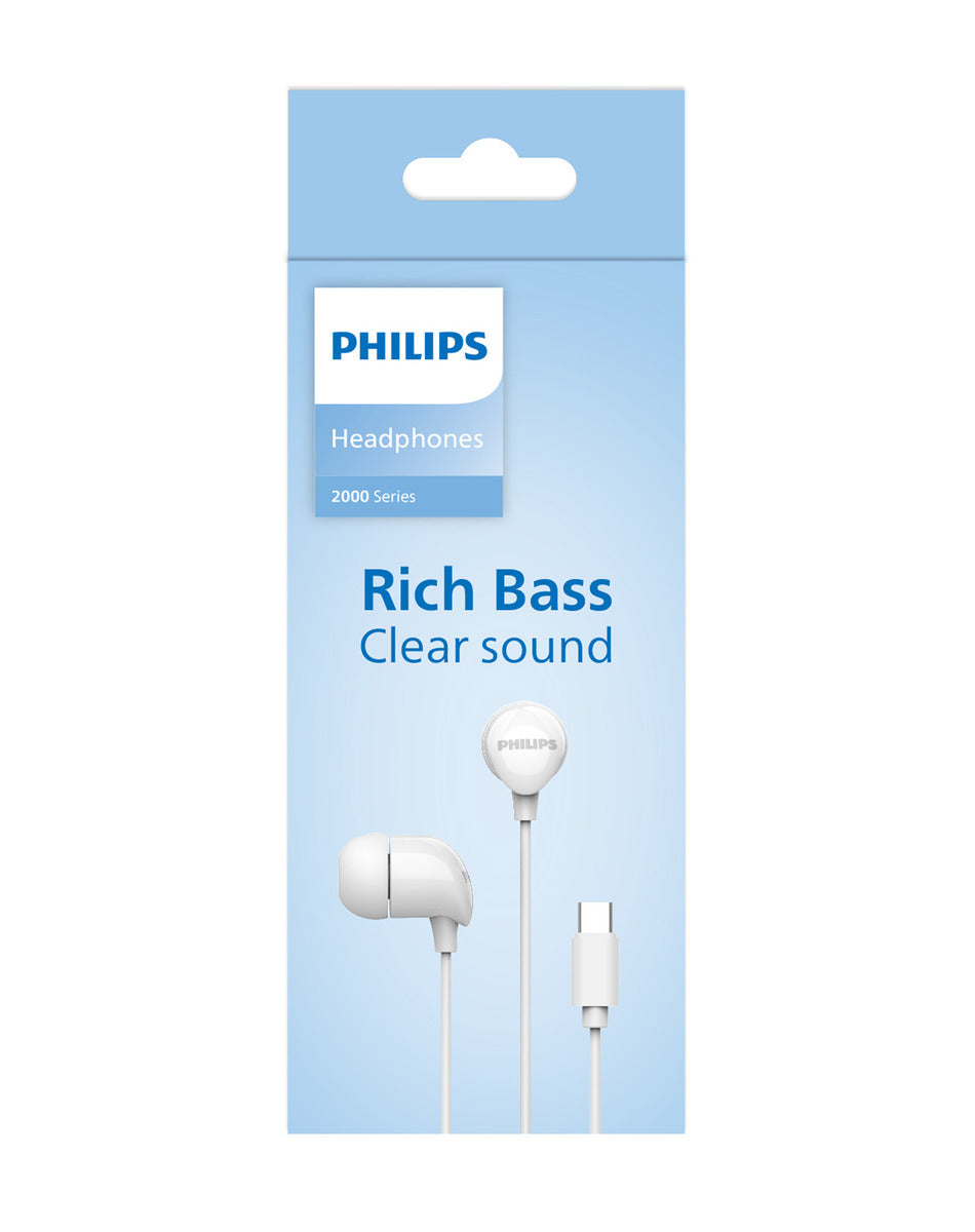 Philips TAE2146 Wired In Ear Headphone USB-C
