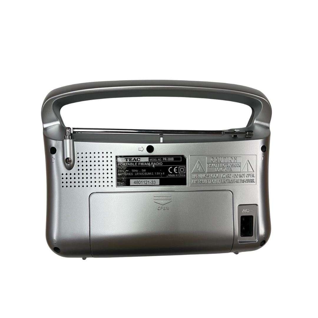 TEAC PR-300W Portable Radio with AUX-In Jack