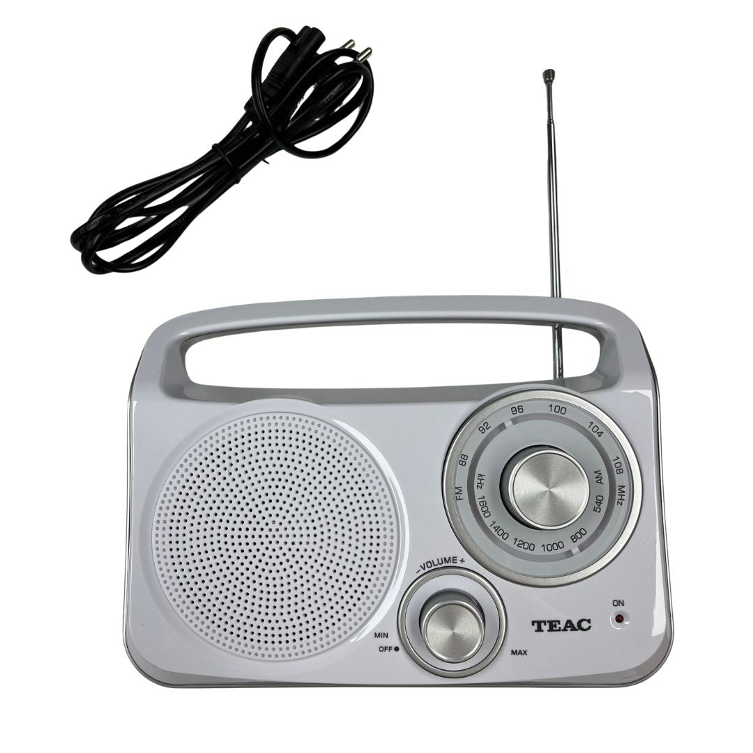 TEAC PR-300W Portable Radio with AUX-In Jack