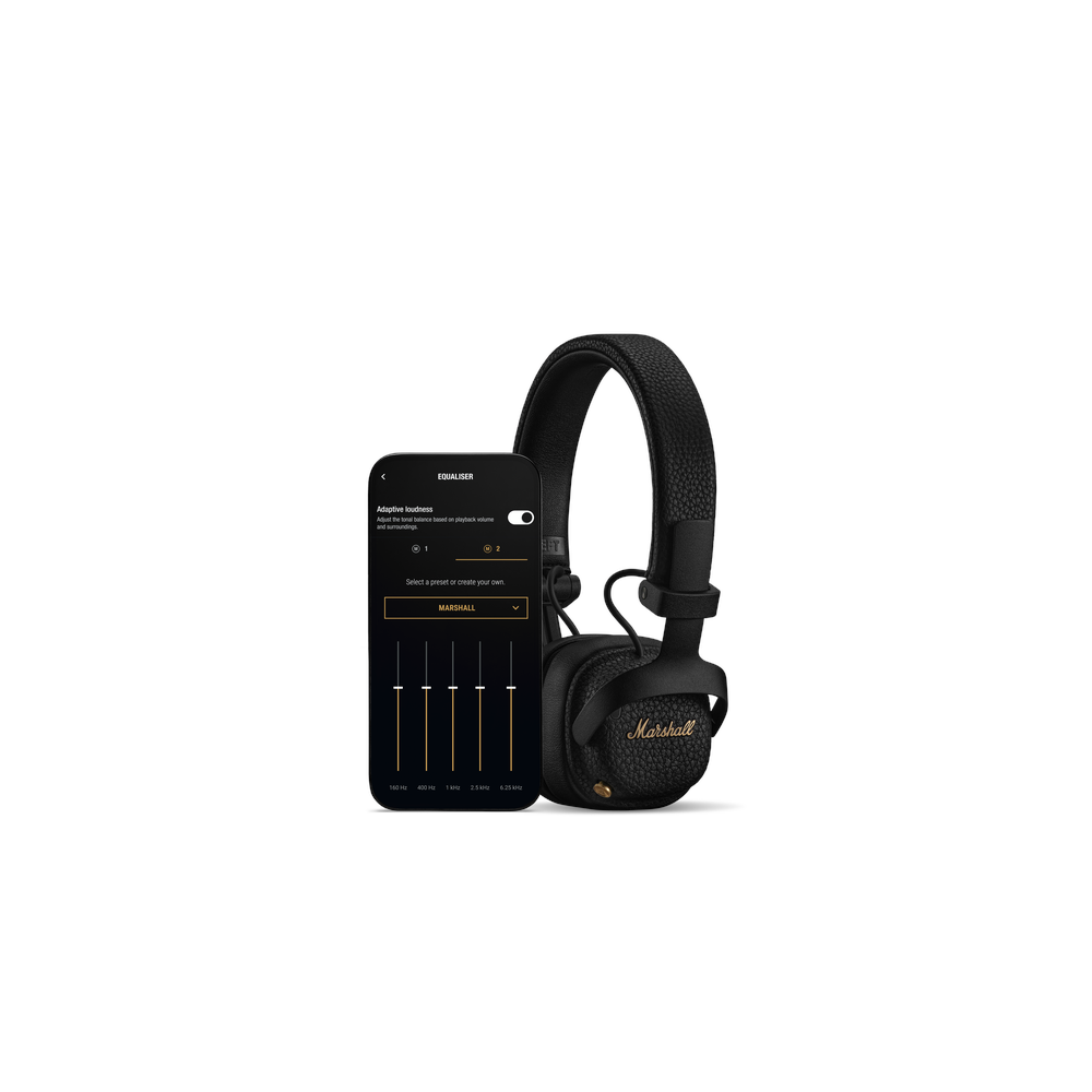 Marshall MILTON ANC BT On Ear Headphone - Black