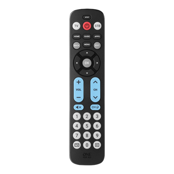 One For All URC6821 Big Button Button TV Remote