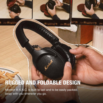 Marshall Monitor III BT ANC Over-Ear Headphone - Black