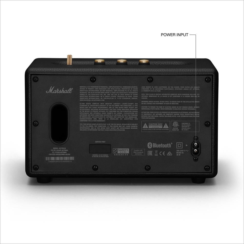 Marshall Acton III BT Speaker – Connoisseur SA
