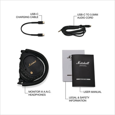 Marshall Monitor II BT ANC Over-Ear Headphone - Black