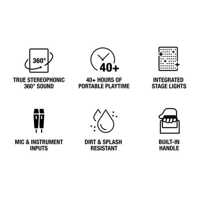 Marshall Bromley 450 Moveable BT Speaker-Black/Brass