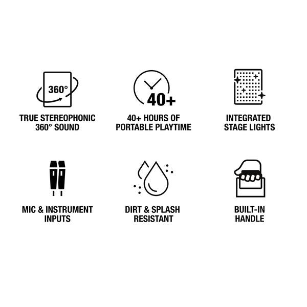 Marshall Bromley 450 Moveable BT Speaker-Black/Brass