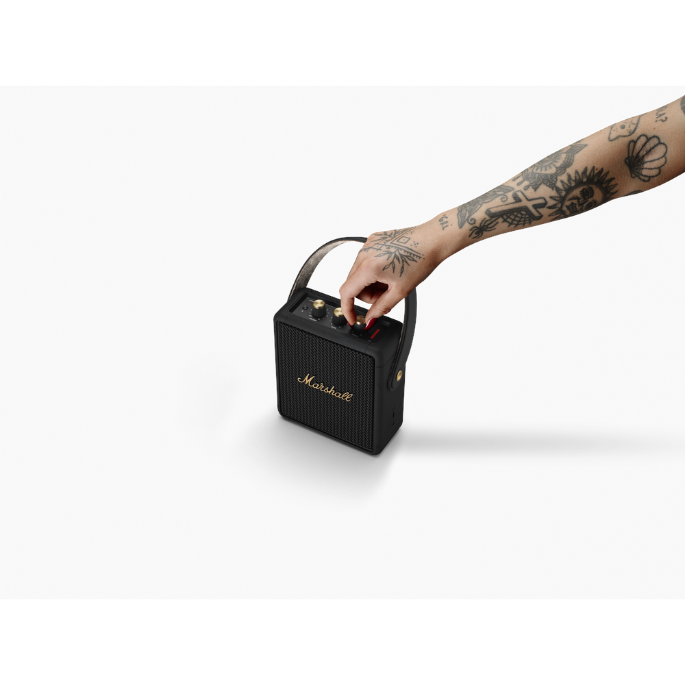 Marshall Stockwell II Portable BT Speaker - Black & Brass