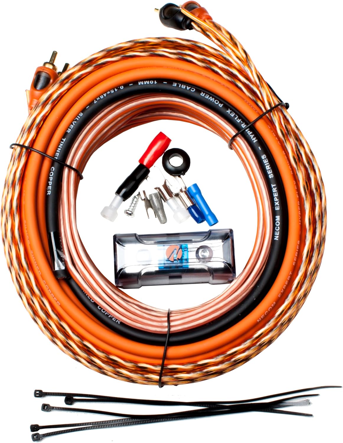 Necom CK-J10 8 Gauge Amp Wiring Kit – Connoisseur SA