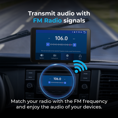 AutoSky Portable Display 7" Wired and Wireless CarPlay
