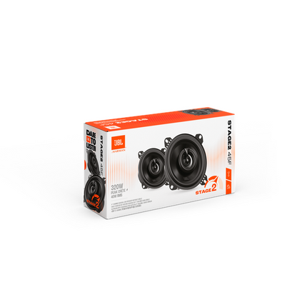 JBL Stage2 45F 4" (10cm) 320 WATT 2 Way Co Axial Car Speaker (No Grill)