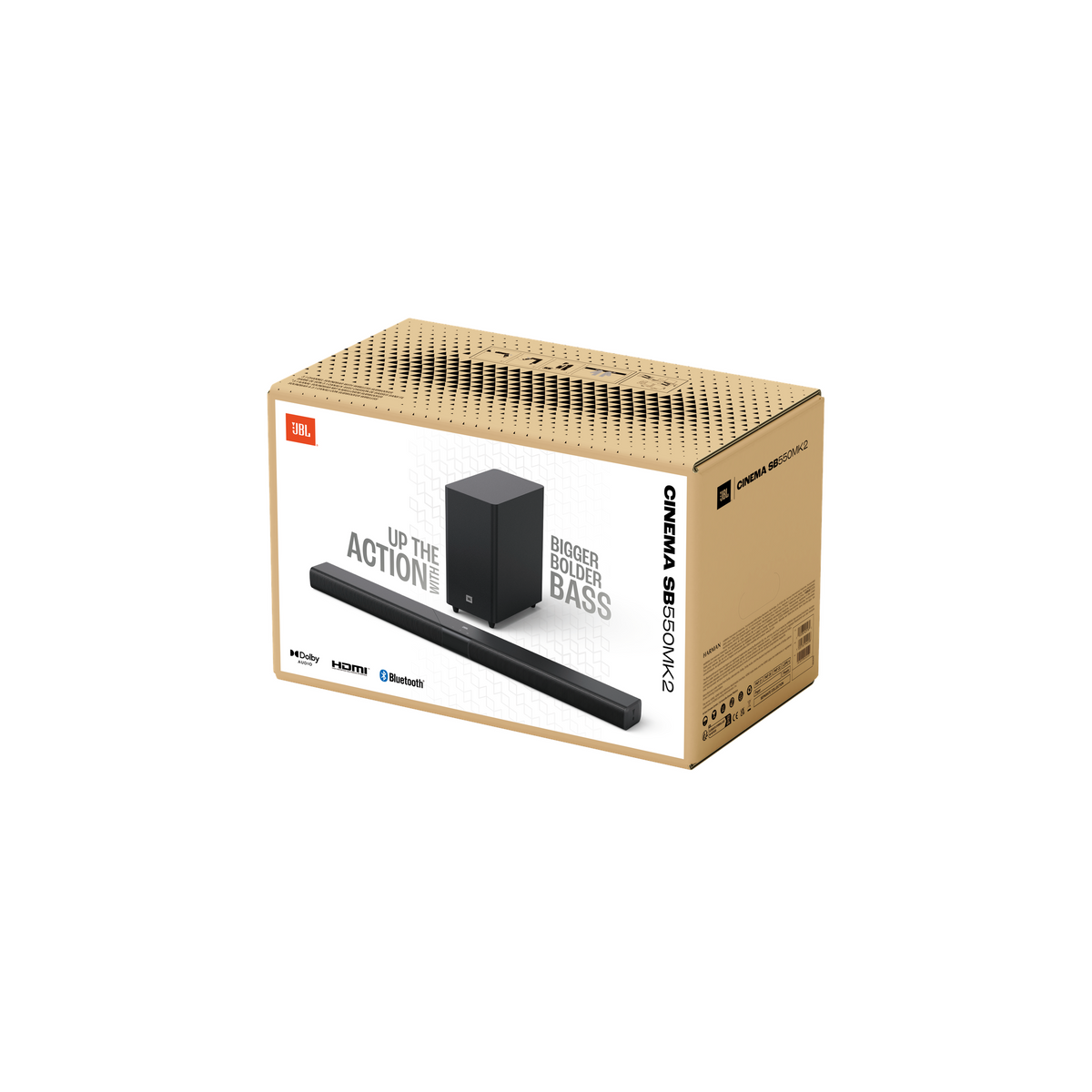JBL SB550 MK2 3.1 Channel Soundbar & Sub - Black