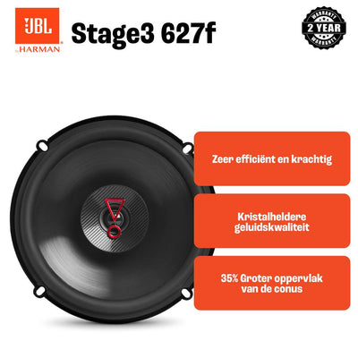 JBL Stage3 627F 6.5" 45 WATT Co Axial Car Speaker