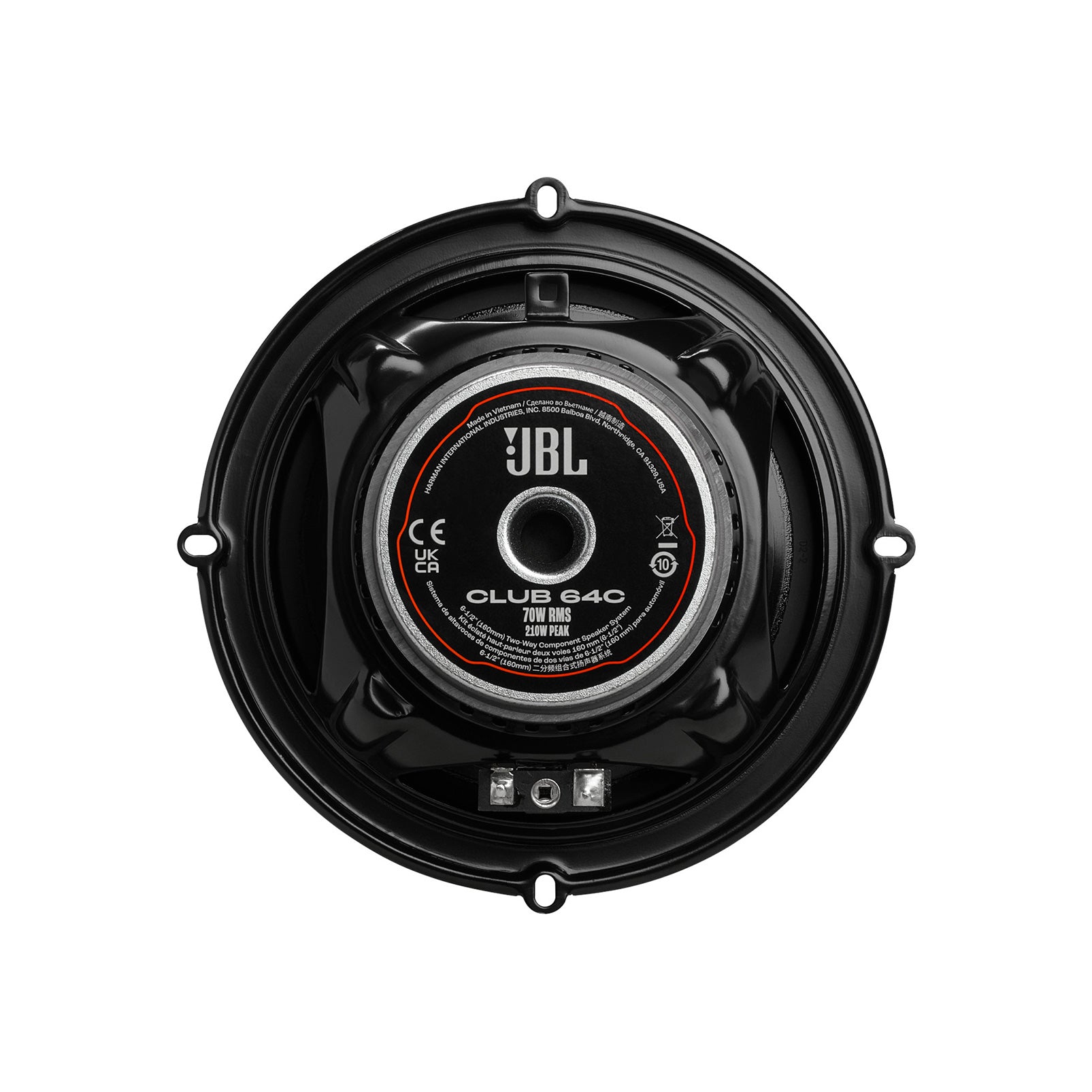 JBL Club 64C 6.5" 70 WATT Component Car Speaker