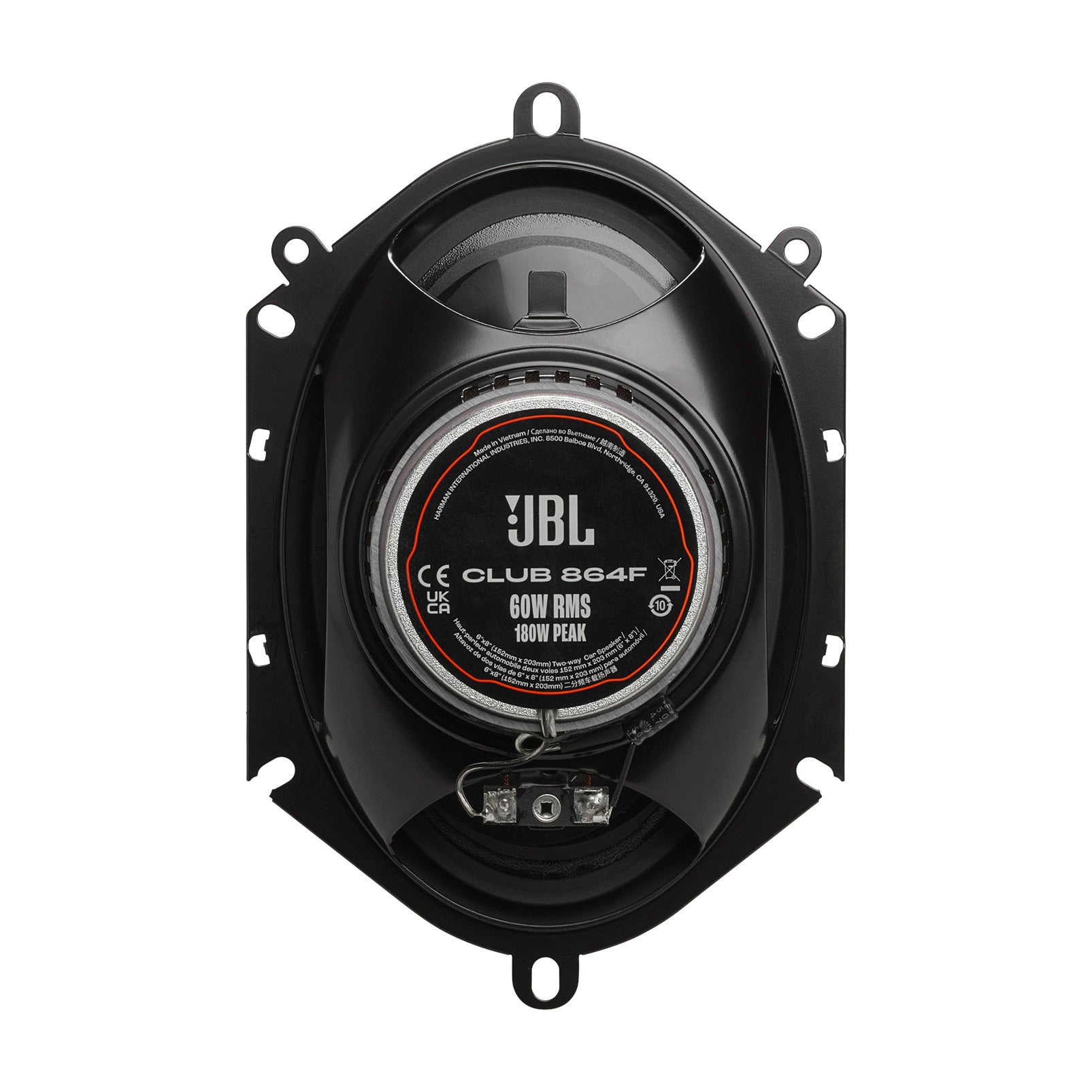 JBL Club 864F 6x8 " 60 WATT Co Axial Car Speaker