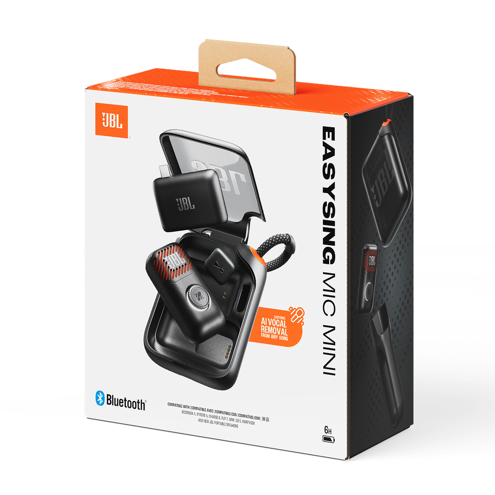 JBL Easy Sing AI Mini Wireless MIC + Receiver - Black