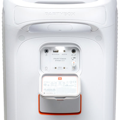 JBL Partybox STAGE320 Portable Speaker - White