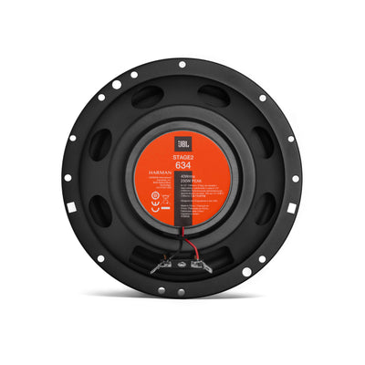 JBL Stage2 634 6.5" 40 WATT 3 Way Car Speaker