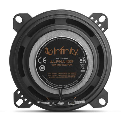 JBL Alpha 403F 4" (10cm) 2 Way Co Axial Car Speaker (No Grill)