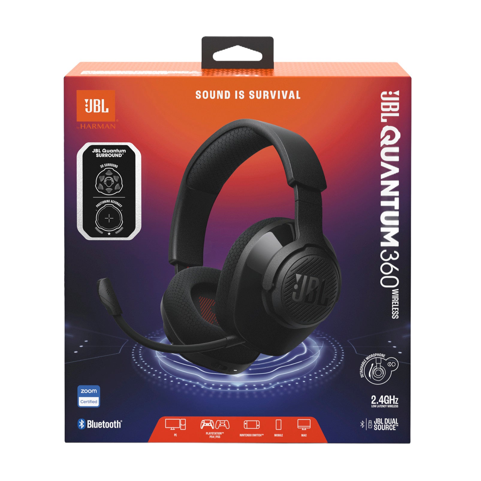 JBL QTUM360 BT Over Ear Gaming Headphone