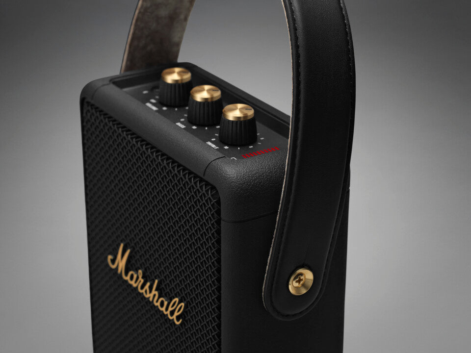 [未開封]STOCKWELL II Black Marshall Stockwell II Portable BT Speaker - Black & Brass