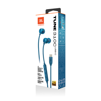 JBL Tune 310C Hi-Res USB-C Wired In Ear Headphone