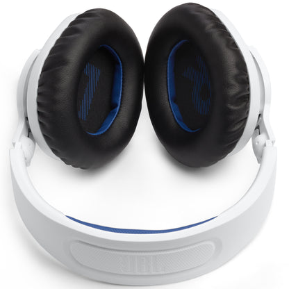 JBL Q360P PS Over Ear Gaming Headphone - White/Blue