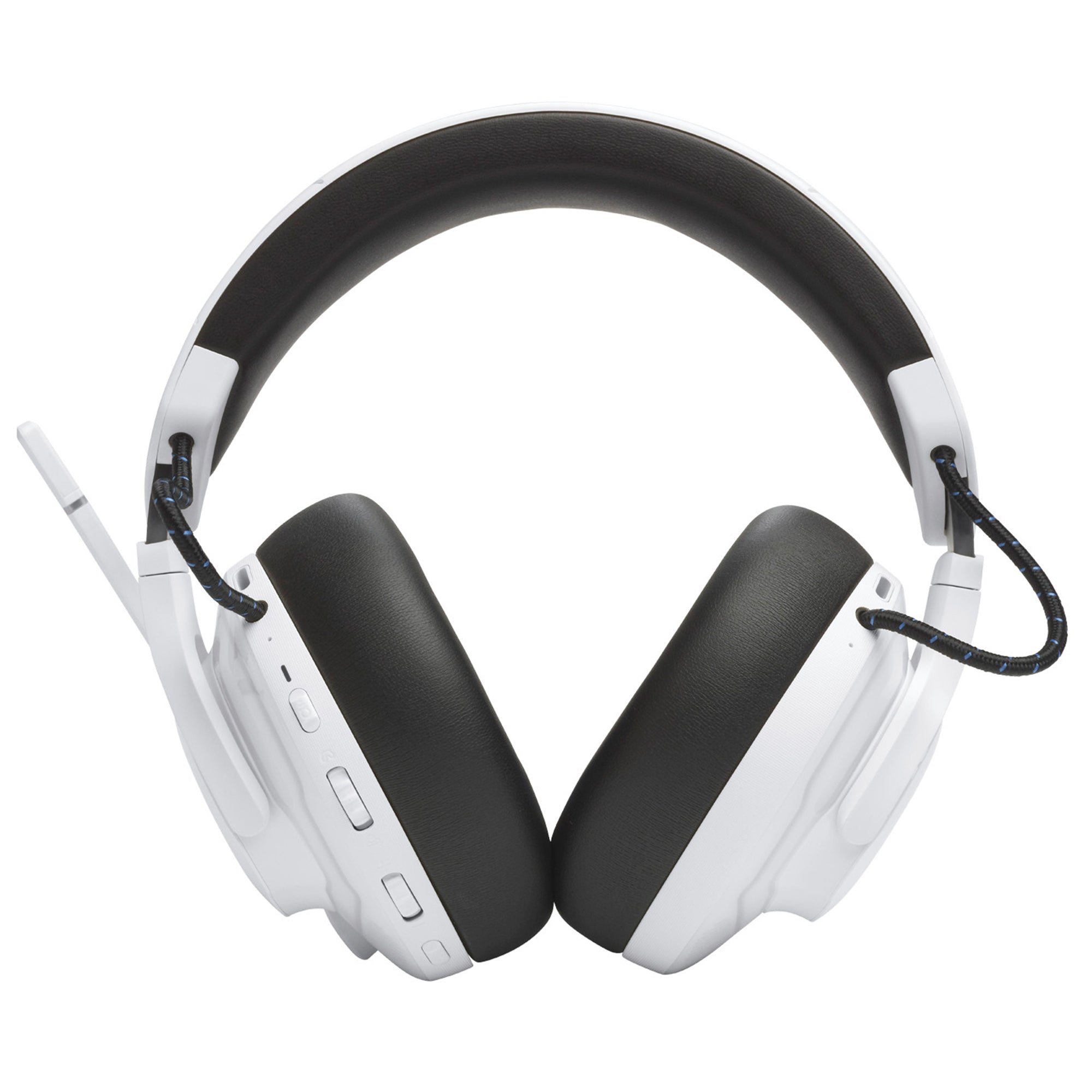 JBL Quantum 910P Wireless Over Ear Gaming Headphone-White/Blue