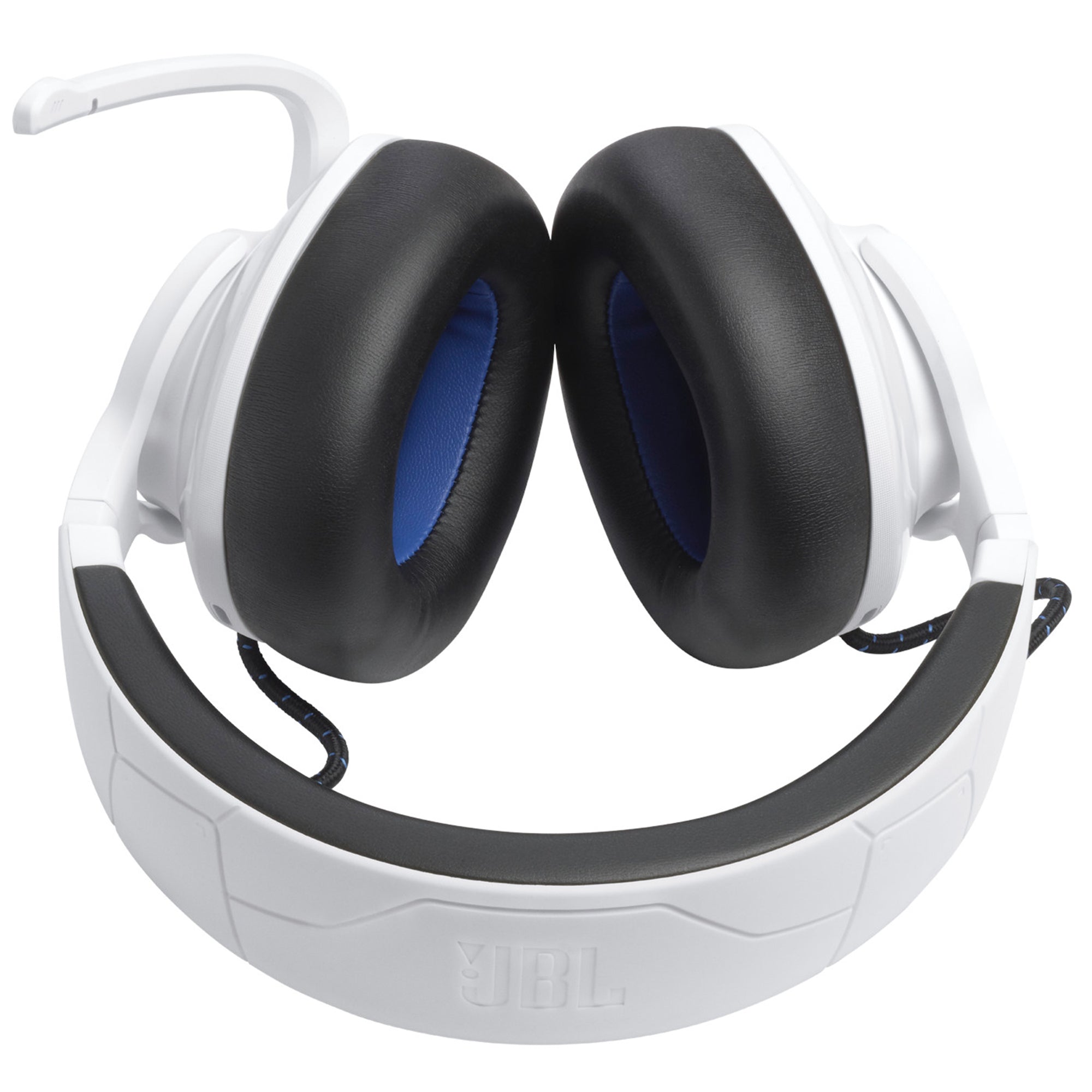 JBL Quantum 910P Wireless Over Ear Gaming Headphone-White/Blue