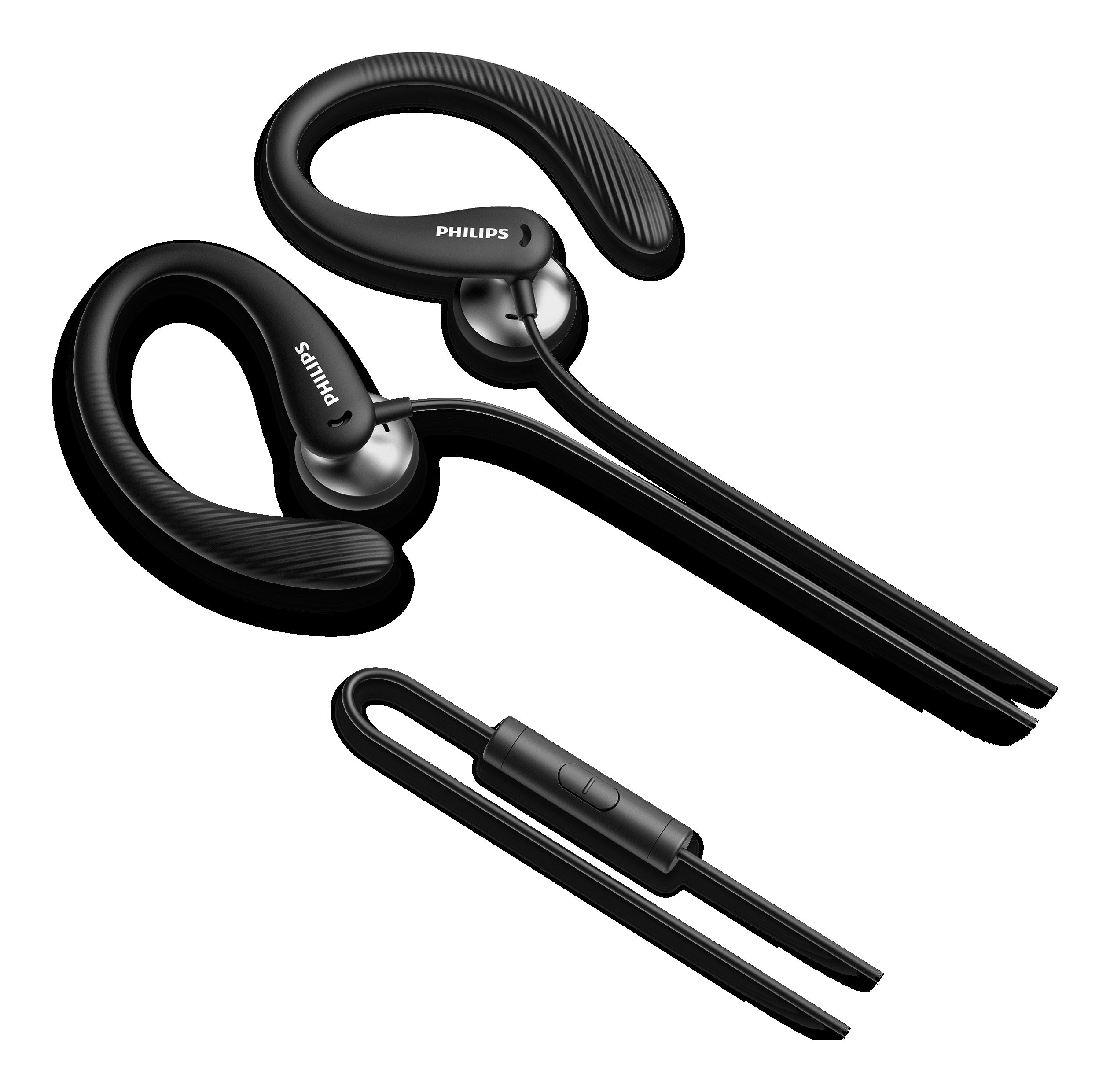 Philips TAA1105 Wired In Ear Hook Sport Headphone - Black