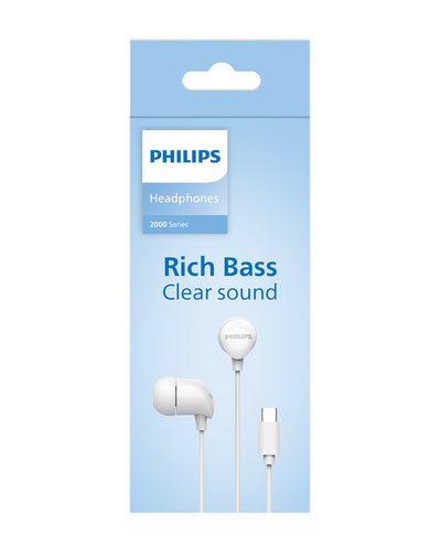 Philips TAE2146 Wired In Ear Headphone USB-C