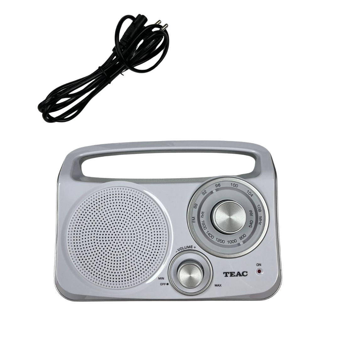TEAC PR-300W Portable Radio with AUX-In Jack