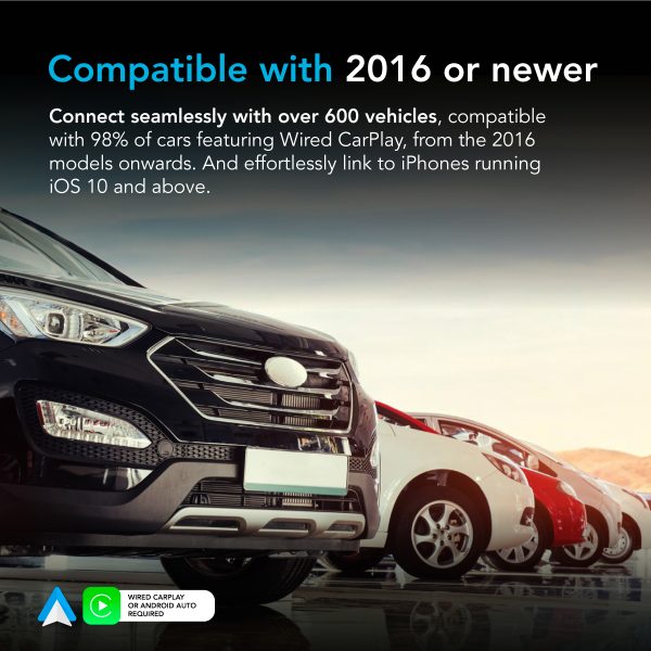 AutoSky WUA-8 USB Wireless Android Auto & CarPlay Adapter