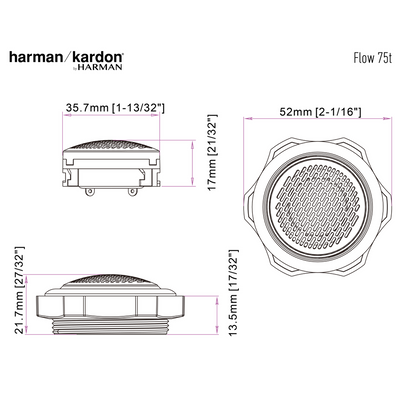 Harman Kardon Flow 75T 3/4" Tweeter